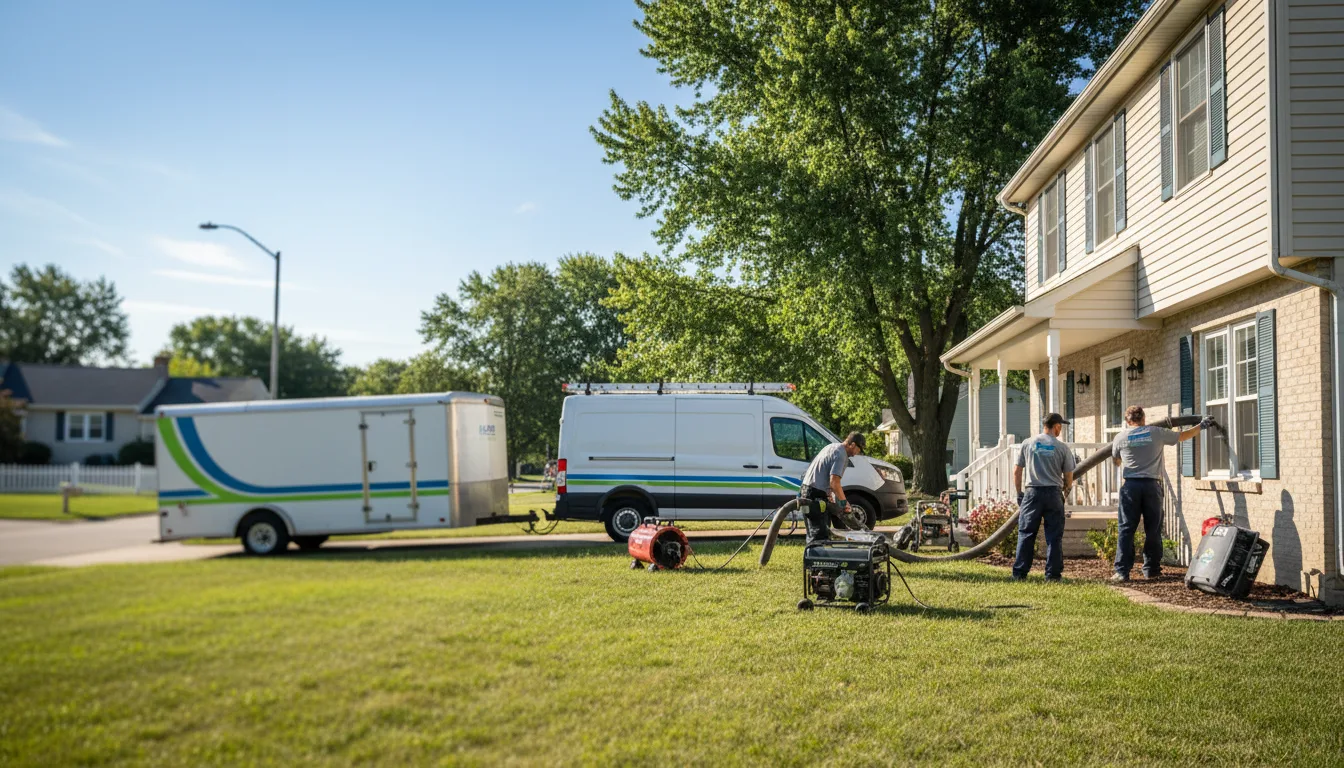 Flooded Basement Restoration And Cleanup With Repair in Harvey, ND near me